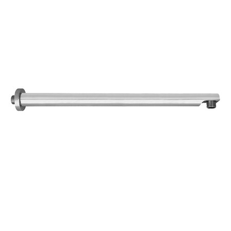 Kingston Brass K8119E1 18-Inch Brass Shower Arm with Flange, Polished Chrome K8119E1